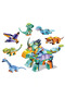 408 Pieces 6-in-1 Transforming Giant Dinosaur Robot Block Set - Educational Toy Compatible Puzzle Toy - 2