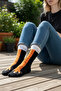 Chicken Leg Patterned Gift Pack of Cotton Women's Knee High Socks - 6