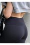 Women's High Waist Push-Up Effective Shaping / Sculpting Sports Casual Black Leggings - 5