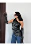 Blouse with Glove Detail Black