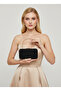 Black Gold Luxury Suede Chain Handle Women's Evening Dress Bag