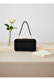 Black Gold Luxury Suede Chain Handle Women's Evening Dress Bag - 3