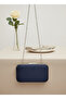 Navy Blue Luxury Suede Chain Handle Women's Evening Dress Bag - 3