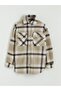 Plaid Oversized Women's Shirt (W5) - 5