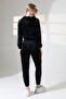 Velvet Hooded Kangaroo Pocket Tracksuit Set - 8