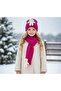 Children's Unisex Teddy Bear Knitwear Scarf Beanie Double Set