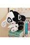 Gost Stitch Plush Toy Black and White Plush with Black Eyes 20cm - 2