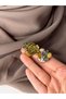 Vintage Stone Detailed Adjustable 2-Piece Women's Ring - 2