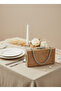 Nude Silver Luxury Suede Chain Handle Women's Evening Dress Bag - 5