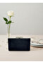 Black Silver Luxury Suede Chain Handle Women Evening Dress Bag Wedding Engagement Graduation - 6