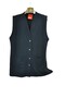 Plus Size Anne Maya Fabric Short Vest with Four Buttons