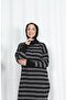 Striped Long Knitwear Tunic - 4