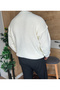 Crew Neck Knitted Sweater Oversized - 4