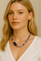 Ametist - Agate |   Luck & Abundance Blessings |   Certified Natural Stone Necklace - 3