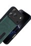 iPhone 17 Pro Max Compatible Stitched Leather Card Holder Case with Card Slot - 3