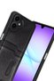 Samsung Galaxy A06 Compatible Stitched Detailed Leather Case with Card Holder - 2