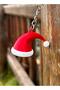 Santa Hat – Iconic Christmas Spirit 🎅   Mini 3D Keychain Figure (5X3 cm)