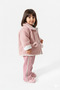 Thick, Winter Plush Jacket Casual Baby Girl, Children's Set