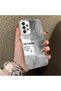 Samsung Galaxy A73 Compatible Silicone Edge Acrylic Back Creative Pattern Protective Case - 4