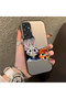 Samsung Galaxy A24 Compatible Silicone Edge Acrylic Back Anime Character Protective Case - 4