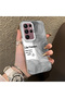 Samsung Galaxy S22 Ultra Compatible Silicone Edge Acrylic Back Creative Pattern Protective Case - 4