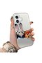 iPhone 16 Compatible Silicone Edge Acrylic Back Anime Character Protective Case