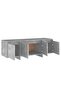 TV Cabinet Concrete Grey 120x30x40.5 cm Engineered Wood - 6