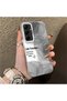 Samsung Galaxy A55 Compatible Silicone Edge Acrylic Back Creative Pattern Protective Case - 4