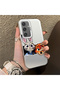 Samsung Galaxy S24 Compatible Silicone Edge Acrylic Back Anime Character Protective Case - 4