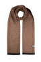 Brown - Camel Patterned Scarf