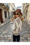Special Production Diamond Pattern Knitwear Women's Cardigan - 5