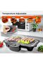 2000W Electric BBQ Grill Powerful Tabletop Barbecue with Temperature Control - 4