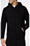 Full Zip Hoodie Sweatshirt Men's Black Sweatshirt - 221794-Kk001 - 3
