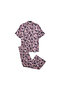 Women's Pajama Suit, Woven, All Printed - 3
