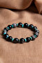 Certified Obsidian-Turquoise(Turquoise) Natural Stone 10mm Bracelet Odt192 - 3