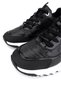 Men's Genuine Leather Black Sneakers & Sports Shoes - 3