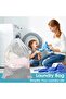 Mesh Laundry bag with Drawstring 60x90cm white pack of 2 - 7
