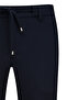 Navy Blue Relaxed Fit Side Pocket Jogger Trousers - 2