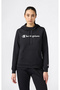 Hooded Sweatshirt Women's Black Sweatshirt - 118424-Kk001