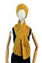 - Emine 9106 6311 Hand Knitted Beanie and Scarf Set - Yellow - 3
