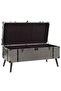 Coffee Table MDF and Aluminium 102x51x47.5 cm - 7