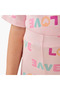 All-Over Typographic Print Leggings with Elasticated Waistband - 4