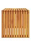 Side Table Oil Natural 70 x 35 x 35 cm Solid Acacia Wood - 4