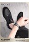 Men's Sneakers, Lightweight Outdoor Leather Sports Shoes for Men, Classic Lace Up Running Shoes, Com - 6