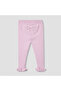 Ribbed Leggings with Bow Detail - 2