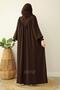 Sema Dress Shawl Gift Set Brown - 4