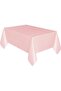 Rosy.Moment Premium Plastic Table Cover, Size 54-Inch x 72-inch (137cmx183cm) Rectangle Plastic Tabl