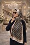 Luxury Voile Silk Shawl Hijab Foulard Scarf Shawl Leopard Pattern 70 X 180 cm - 4