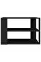 Coffee Table Black 58x58x40 cm Engineered Wood - 2