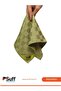 Kamelia Glass Microfiber Cloth Multi-Purpose Large Size Glass Cloth 70X50 cm Green - 5